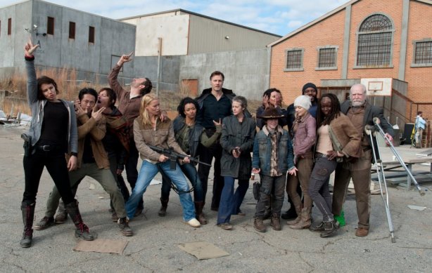 Great cast picture but it's hard to see the Governor smile without getting a shiver down my spine.